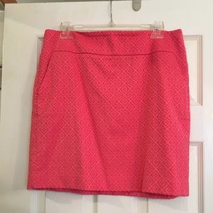 Cute Ann Taylor summer pinkish-coral skirt